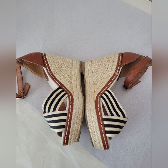 Marina Yachting Wedge Espadrille Sandals Nautical Preppy Coastal Summer EU 36 6 - Picture 9 of 10